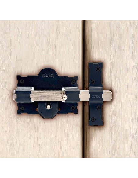 Cerrojo sobreponer crr06 105b/70 mm pintado gris