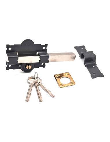 Cerrojo sobreponer crr07 105l/50 mm pintado gris