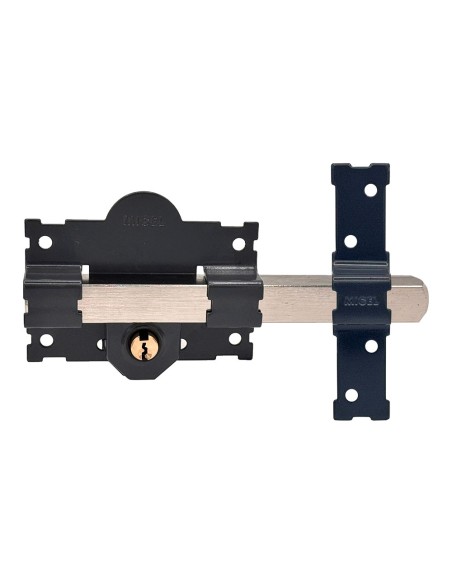 Cerrojo sobreponer crr07 105l/70 mm pintado gris