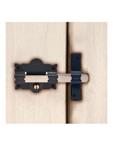 Cerrojo sobreponer crr07 105l/70 mm pintado gris