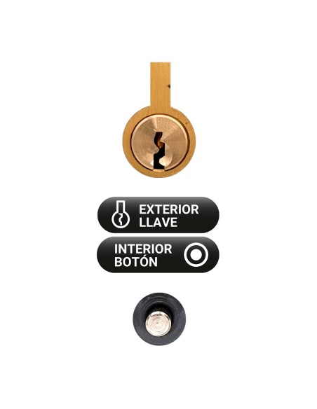 Cerrojo sobreponer crr08 86b/70 mm níquel