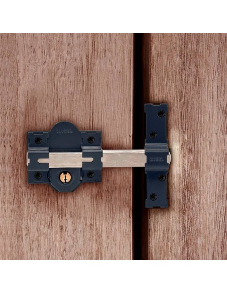 Cerrojo sobreponer crr09 86l/50 mm pintado gris