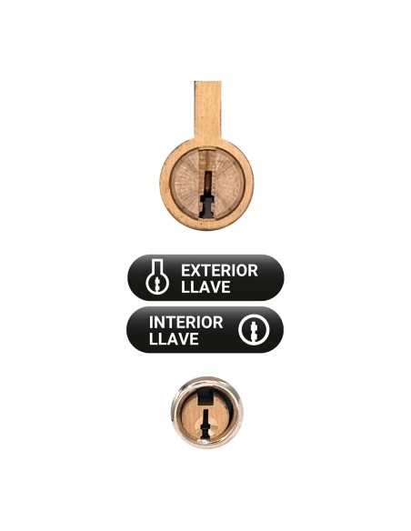 Cerrojo sobreponer crr09 86l/70 mm níquel