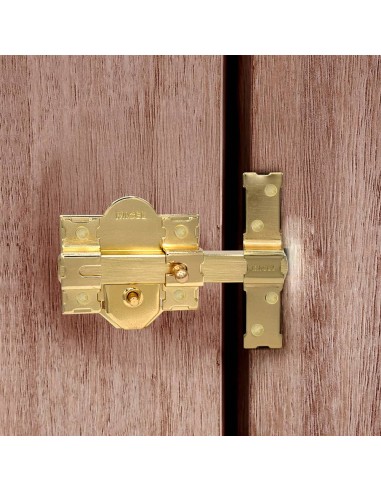 Cerrojo sobreponer crr10 86b/50 mm latón satinado