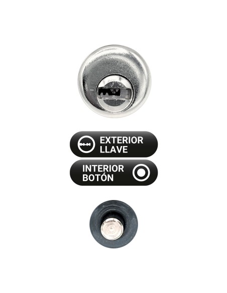 Cerrojo sobreponer crr10 86b/50 mm pintado gris