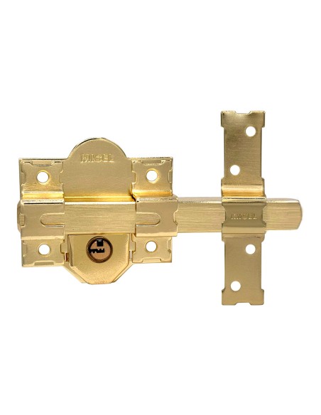 Cerrojo sobreponer crr11 86l/50 mm latón satinado