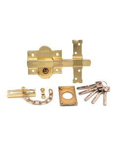 Cerrojo sobreponer crr11 86l/50 mm latón satinado 2