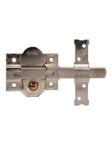 Cerrojo sobreponer crr11 86l/50 mm níquel