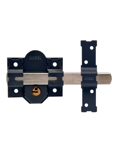 Cerrojo sobreponer crr11 86l/50 mm pintado gris