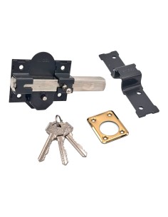 Cerrojo sobreponer crr12 86b/50 mm pintado gris 2