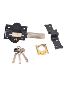 Cerrojo sobreponer crr13 86l/50 mm pintado gris 2