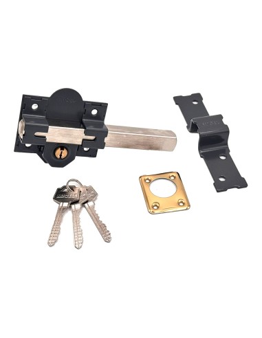 Cerrojo sobreponer crr13 86l/50 mm pintado gris