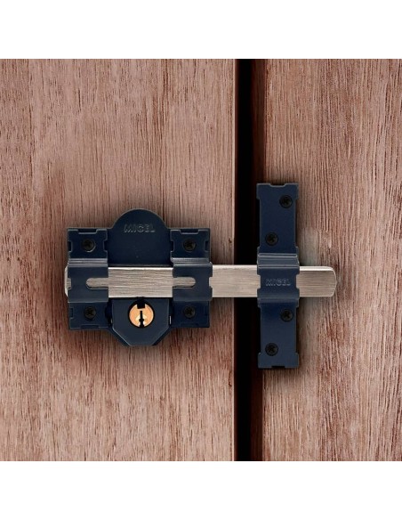 Cerrojo sobreponer crr13 86l/50 mm pintado gris