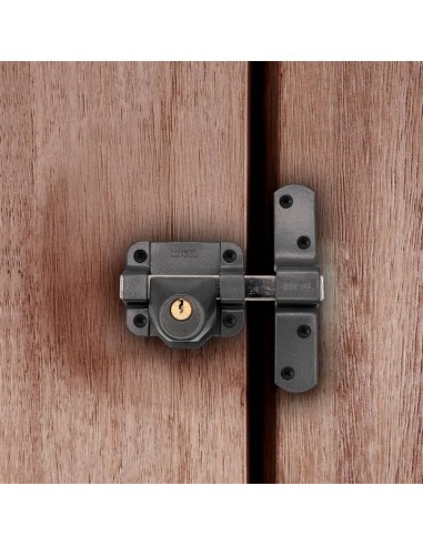 Cerrojo sobreponer crr14 86l/50 mm pintado gris