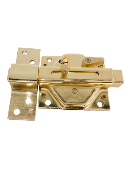 Cerrojo seguridad sobreponer crr01 latonado
