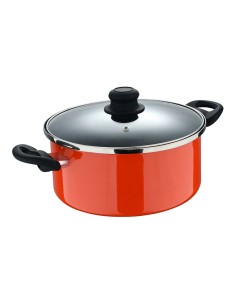 Cacerola de acero al carbono con tapa, inducción, valencia experto ø24 cm