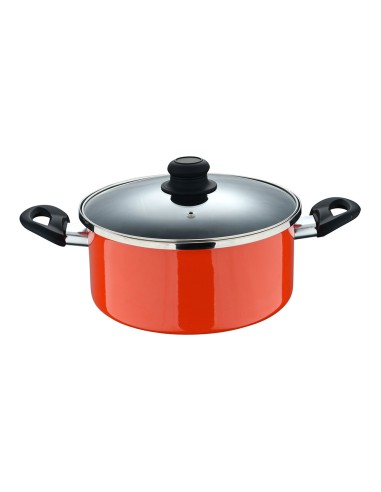 Cacerola de acero al carbono con tapa,...