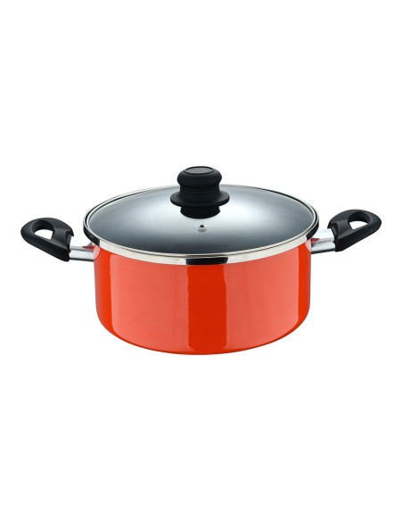 Cacerola de acero al carbono con tapa, inducción, valencia experto ø24 cm