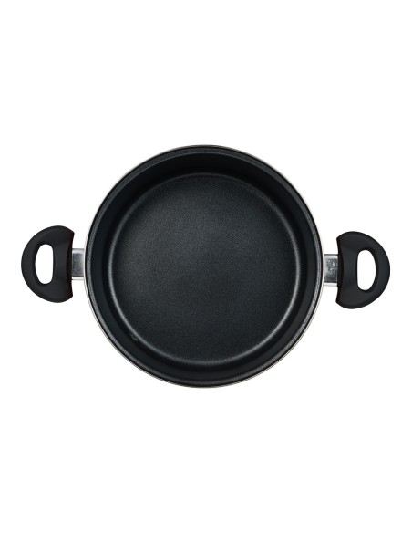 Cacerola de acero al carbono con tapa, inducción, valencia experto ø24 cm