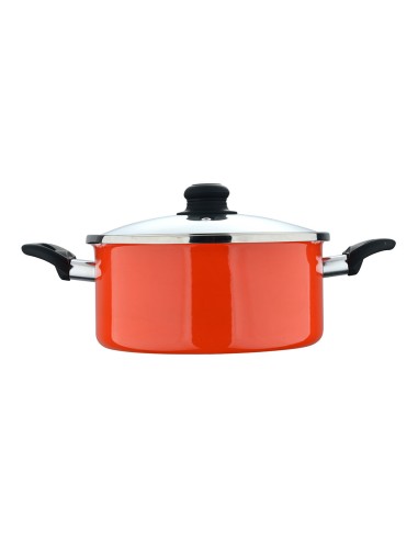 Cacerola de acero al carbono con tapa,...