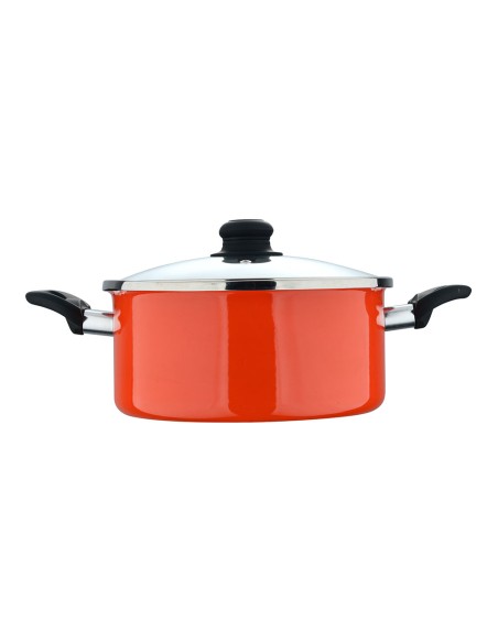 Cacerola de acero al carbono con tapa, inducción, valencia experto ø24 cm