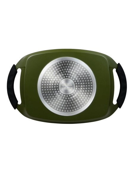 Asador aluminio forjado, inducción, experto 37 x 25 cm