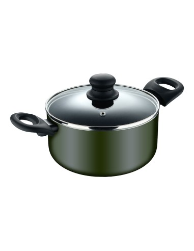 Cacerola de aluminio prensado con tapa, inducción, experto ø20 x 10 cm