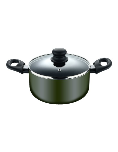 Cacerola de aluminio prensado con tapa, inducción, experto ø24 x 12 cm