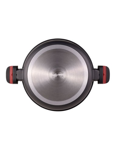 Olla baja de aluminio fundido inducción denia...