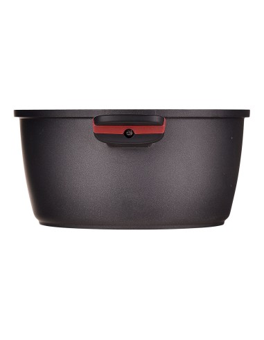 Cacerola de aluminio fundido con tapa,...