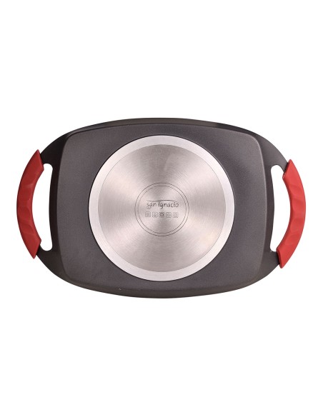 Asador aluminio fundido inducción denia experto 36 x 23 cm