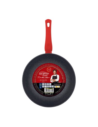 Wok aluminio forjado inducción toledo ø20 cm