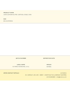 Cinta de montaje pre-cortada de doble cara 2