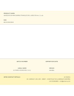 Barra de cola termofusible translúcido ø11 x 90 mm, 11 uds 2