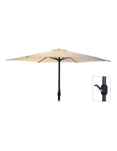 Parasol ø300 cm altura maxima 248 cm color: crema