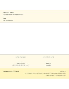 Agua stop cinta extrema negra 10 cm x 1,5 m 2