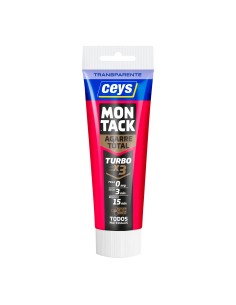 Adhesivo pro de montaje montack turbo tubo transparente 125 ml