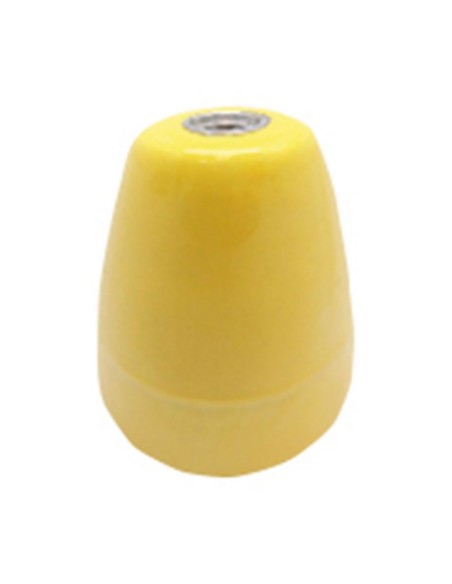 Portalámparas cerámico vintage e27 4 a 100 w 250 v~ amarillo, ø47 x 59 mm Portalámparas cerámico vintage e27 4 a 100 w 250 v~ amarillo, ø47 x 59 mm