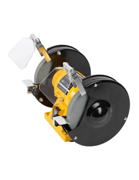 Esmeriladora de banco + 2 ruedas abrasivas de ø150 mm, 150 w