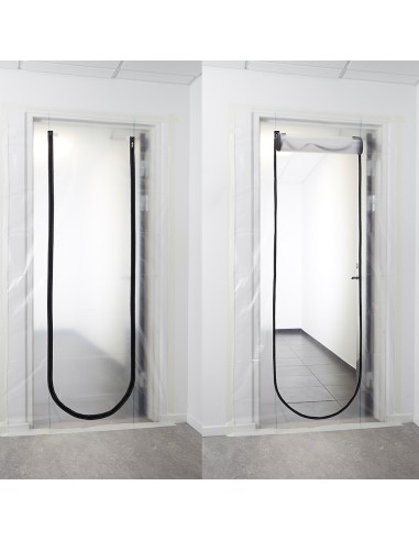 Barrera polvo para puerta, 220 x 110 cm