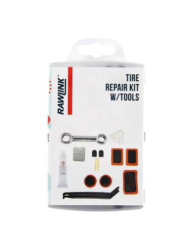Kit reparación pinchazos con herramienta, 14...