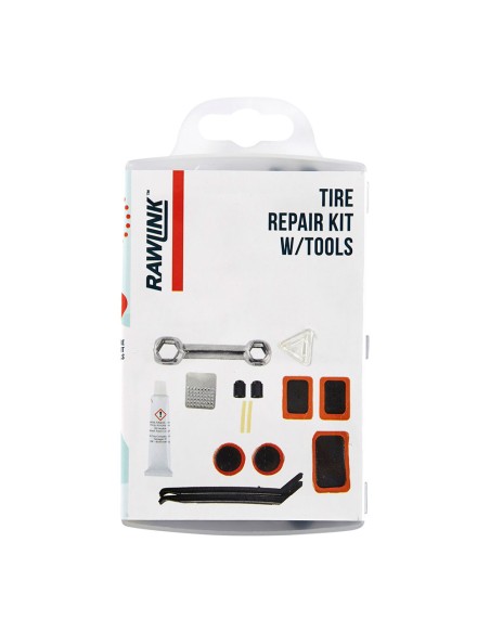 Kit reparación pinchazos con herramienta, 14 piezas