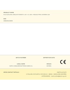 Pila alkalina longlife power 4 x aa + 4 x aaa + regalo mini linterna led 2