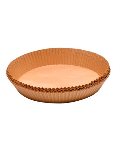 Bandeja de papel redondo para freidora de aire foodies mp, ø20 x 4,5 cm, 50 uds