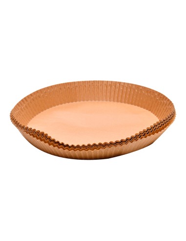 Bandeja de papel redondo para freidora de aire foodies mp, ø26 cm, 50 uds