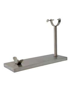 Jamonero inox fijo, 49,5 x 16,5 x 35 cm