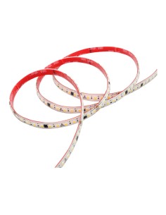 Tira led blanca 6500 k luz fría flexible profesional 16 w/m 1600 lm/m 120 led/m, 230 v, ip65, rollo 50 m x 10 x 2,5 mm