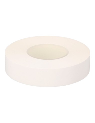 Cinta aislante eléctrica profesional pvc alta adhesion 19 mm x 33 m, blanca