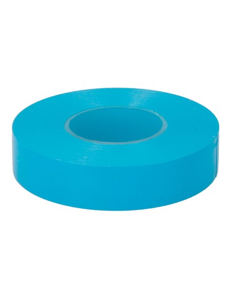 Cinta aislante eléctrica profesional pvc alta adhesión 19 mm x 33 m azul