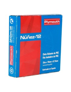 Cinta aislante eléctrica profesional pvc alta adhesión 19 mm x 33 m azul 2